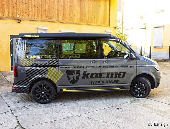 Fahrzeugbeschriftung für Kocmo
