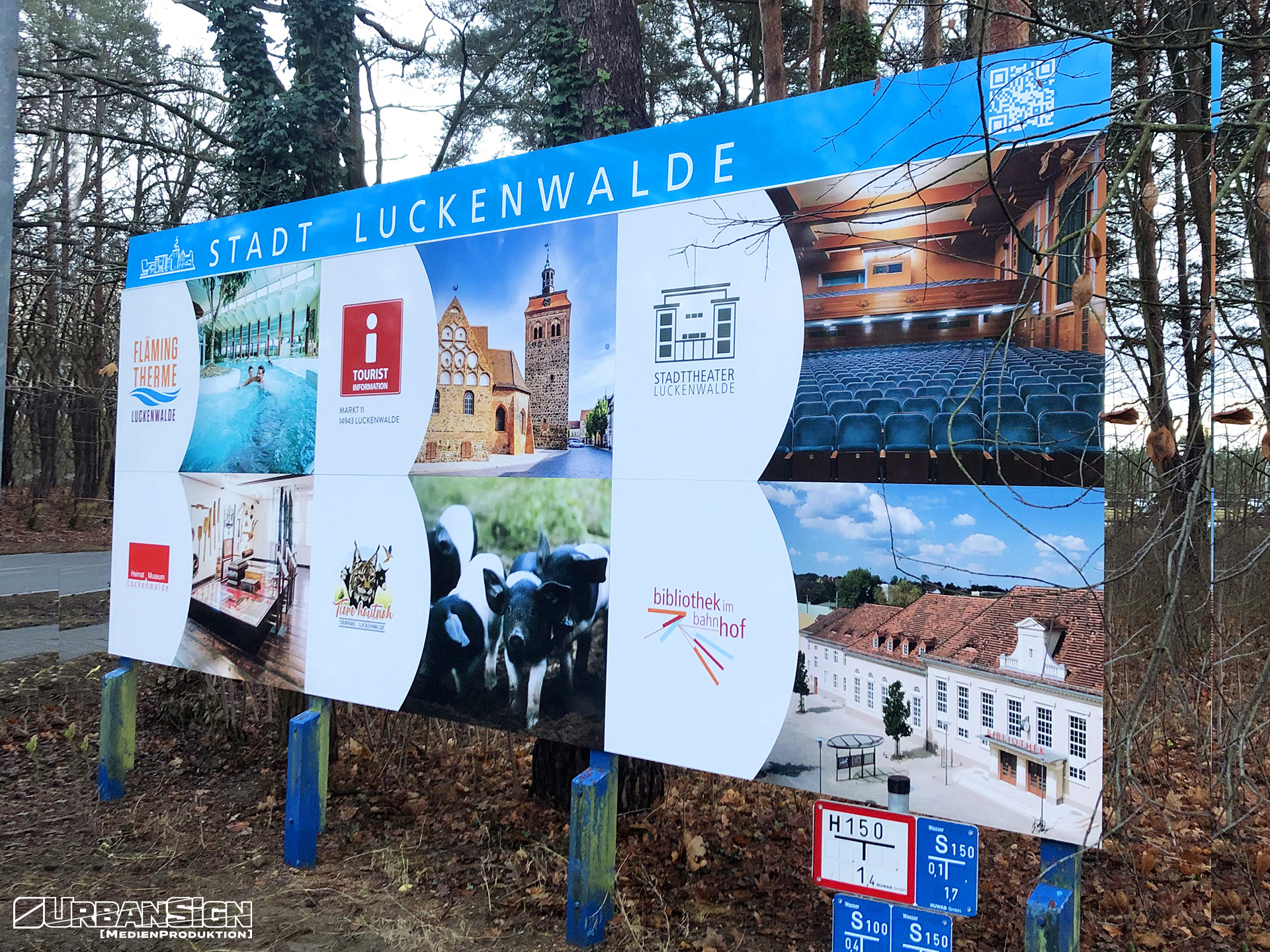 Schilderanlage | aus Aluverbund mit bedruckter SK-Folie4
